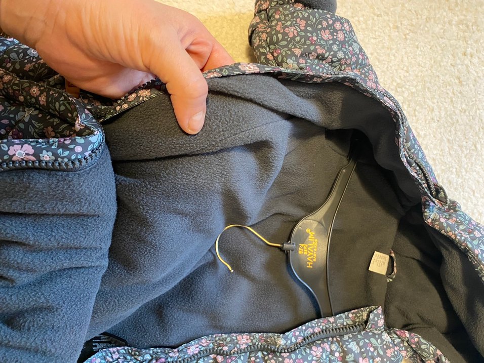 H&m Kız Bebek Kapüşonlu Fermuarlı Kış Tulumu astronot - Görsel 3