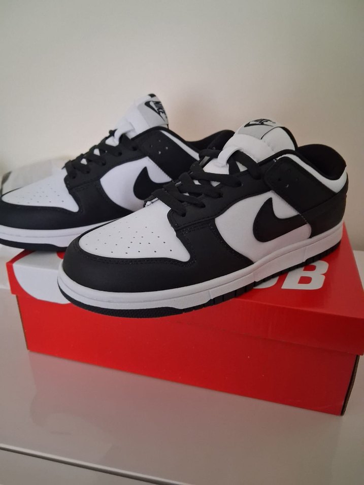 Nike SB Siyah-Beyaz Düşük Bilekli Sneaker — görsel 2/6