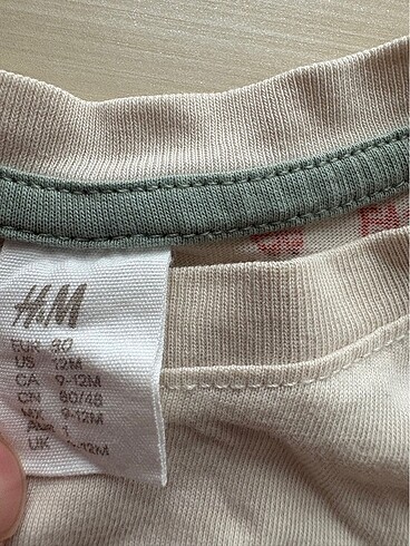 9-12 Ay Beden Bebek tshirt