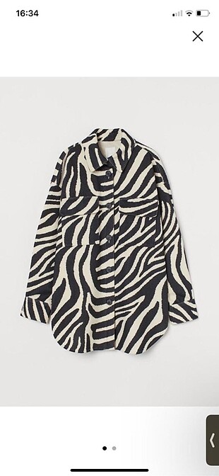 H&M Keçeli Gömlek Ceket