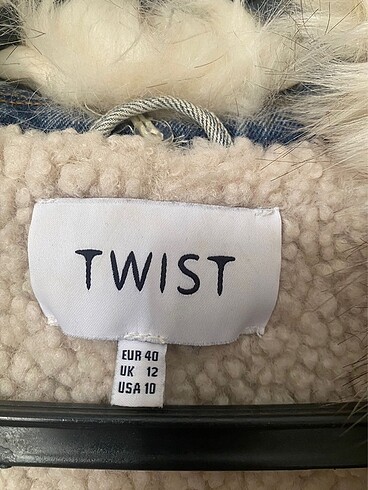 40 Beden mavi Renk Twist Mix Mont