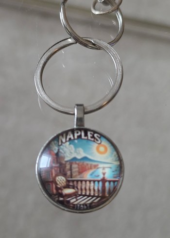 Napoli İtalya Hatirasi Metal Anahtarlik