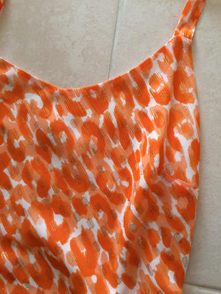 Marks & Spencer turuncu elbise