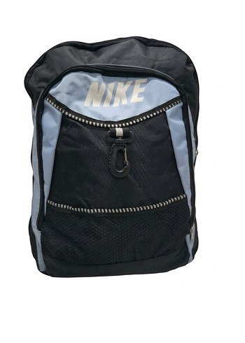 Nike Siyah Acik Mavi Sirt Cantasi