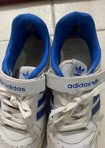 Erkek Çocuk Adidas Mavi Bağcıklı Spor Ayakkabı