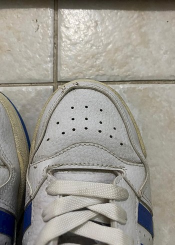 37 Beden mavi Renk Erkek Çocuk Adidas Mavi Bağcıklı Spor Ayakkabı
