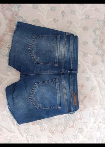 26 Beden mavi Renk Kadın Mavi Denim Mini Şort