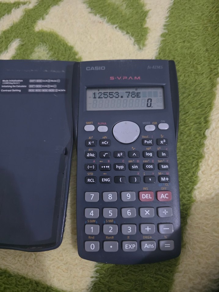 Casio Fx-82Ms Bilimsel Hesap Makinesi Mavi - Görsel 3