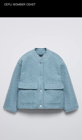 Zara Cepli Bomber ceket
