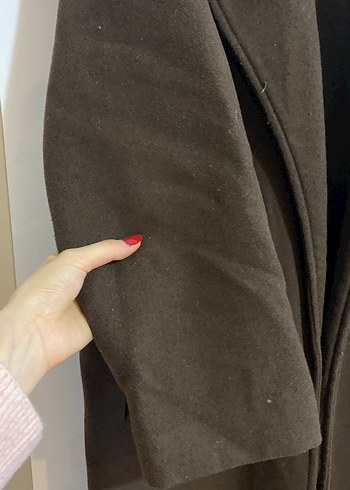 Bershka BERSKHA KAHVERENGİ UZUN KABAN