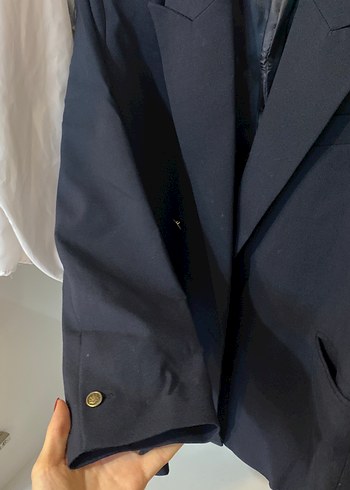 l Beden mavi Renk MANGO LACİVERT BLAZER