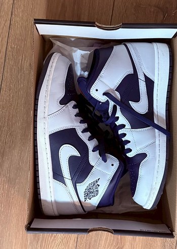 Nike Jordan Beyaz Lacivert Sneaker