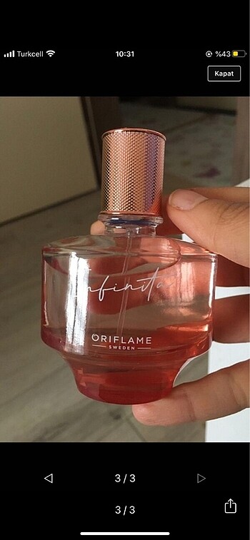  Beden Oriflame parfüm