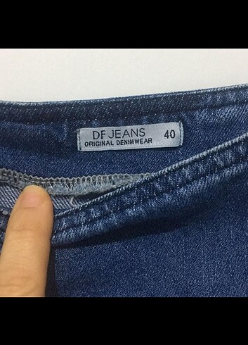 40 Beden mavi Renk Df jeans