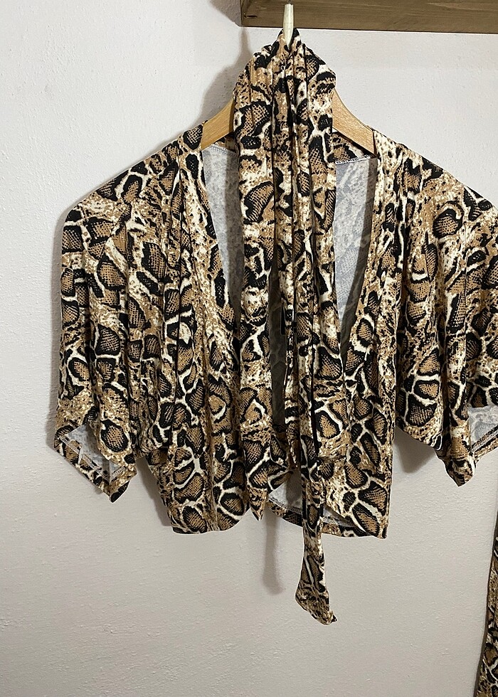 Leopar plaj takım - Görsel 2