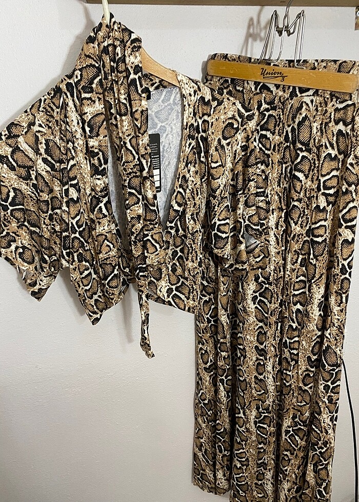 Leopar plaj takım - Görsel 3