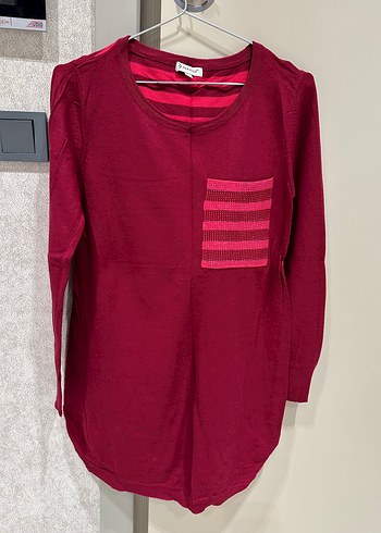Perlina Bordo Tunik 38 Beden