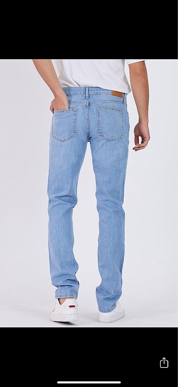 Diğer Erkek Açık Mavi Slim Fit Jeans 31-34 beden