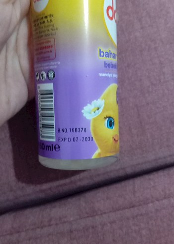 Beden Dalin Bahar Tazeliği Bebek Kolonyası