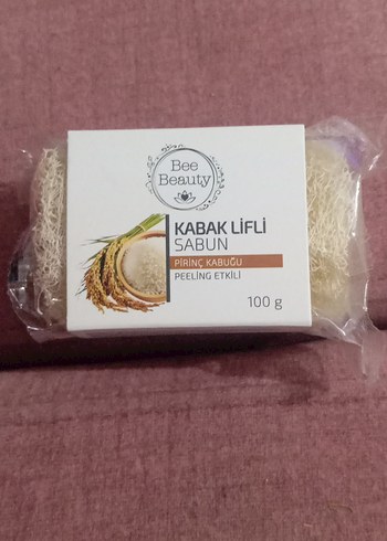 Bee Beauty Kabak Lifli Pirinç Kabuklu Sabun 100g