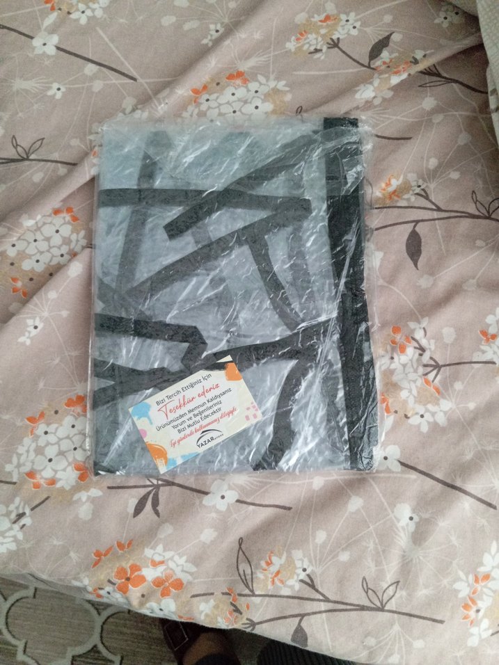 Gri Baskılı çift kişilik bebek arabası yağmurluğu - Görsel 2