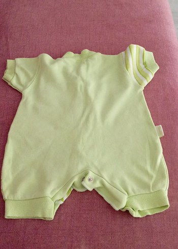 Yeşil Bebek Kısa Kollu Tulum - Görsel 3