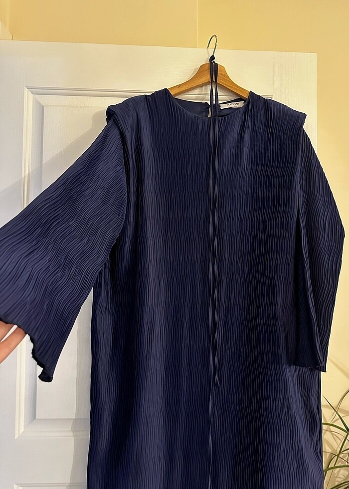 Hoops marka Lacivert piliseli elbise - Görsel 1