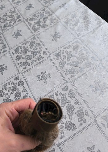 Bej Püsküllü Kadın Saç Aksesuarı - Görsel 6