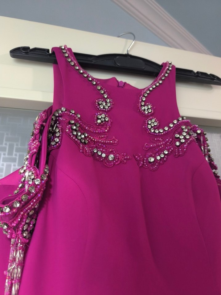 fuşya pembe uzun balık abiue - Görsel 5