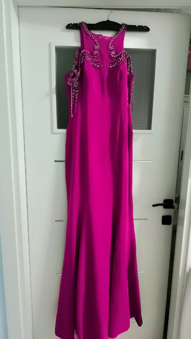 fuşya pembe uzun balık abiue - Görsel 3