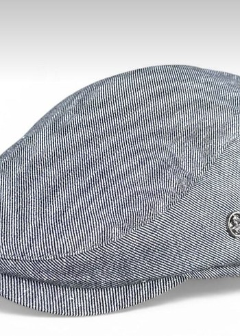 Diğer Erkek Mavi Denim Dokulu Yazlik London Kasket Sapka