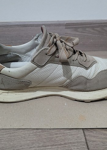 Greyder Erkek Koyu Vizon Hakiki Deri Sneaker