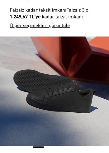 Adidas Siyah Minimal Sneaker