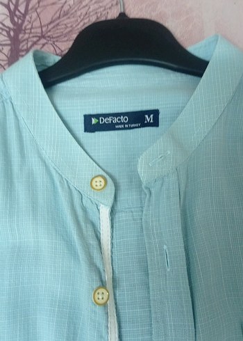 hediyedir Turkuaz Erkek Gömlek - Görsel 5