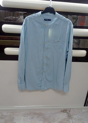 hediyedir Turkuaz Erkek Gömlek - Görsel 7