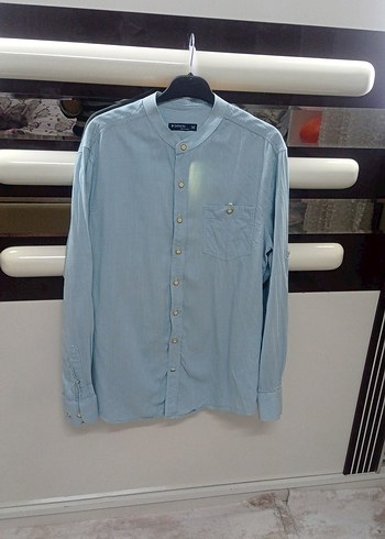 hediyedir Turkuaz Erkek Gömlek - Görsel 6