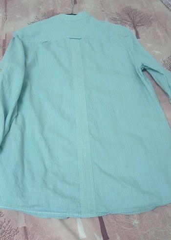 hediyedir Turkuaz Erkek Gömlek - Görsel 12
