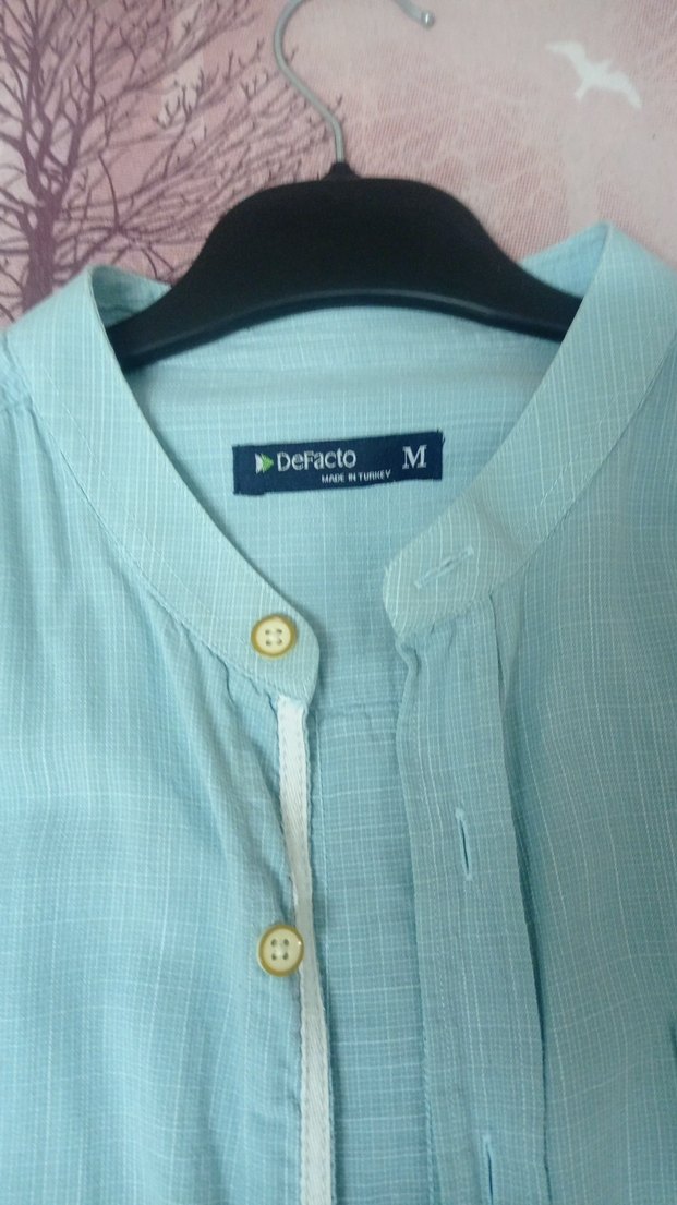 hediyedir Turkuaz Erkek  Gömlek - Görsel 5