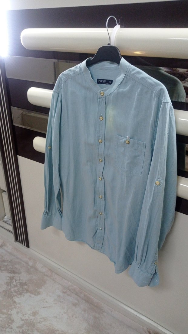 hediyedir Turkuaz Erkek  Gömlek - Görsel 3