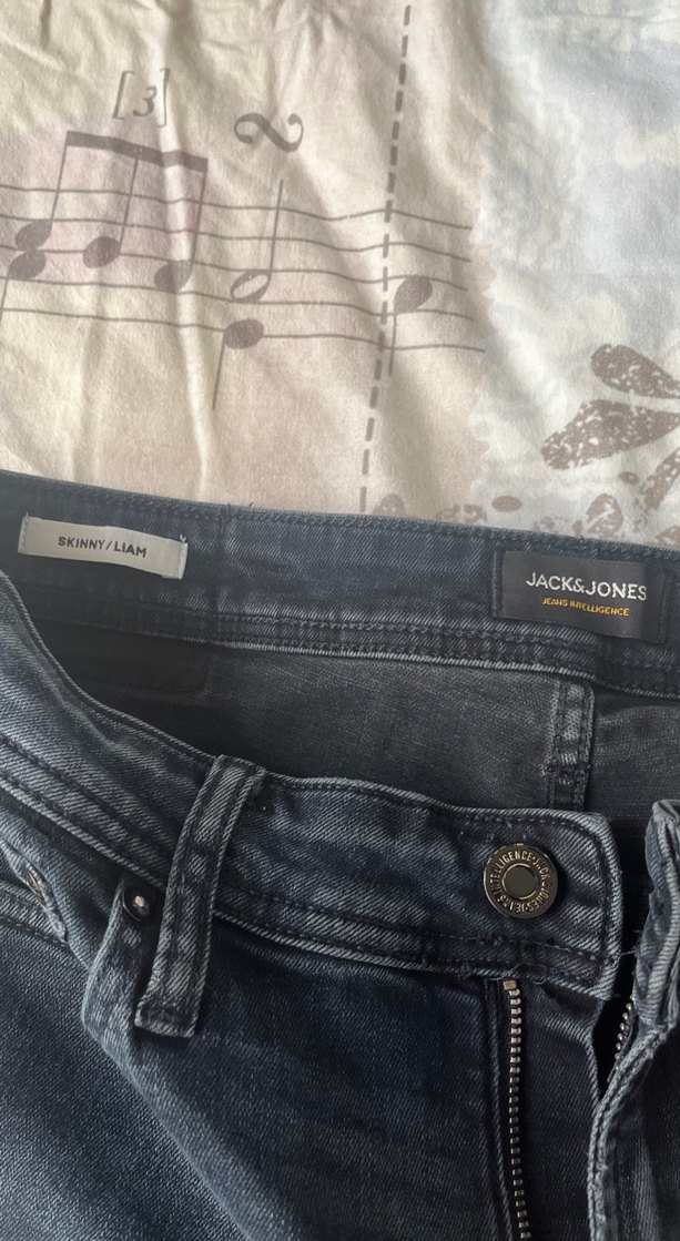 Lacivert Rahat Kesim Erkek kot pantolon 34/32 - Görsel 2