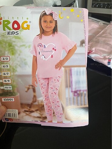 5 Yaş Beden yumuşacık kız çocuk pijama takımları