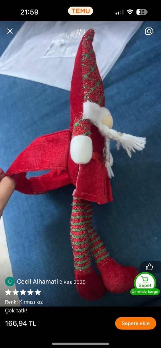 Noel cüce perde bağı - Görsel 3