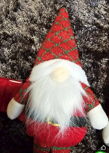 Renkli Noel Temalı Cüce perde bağı - Görsel 3