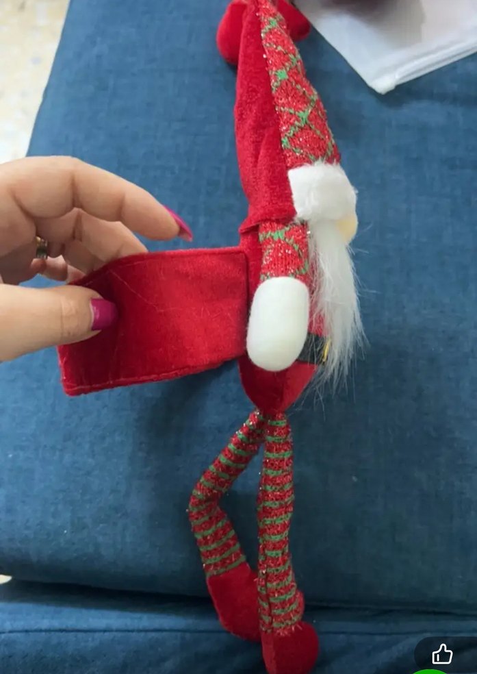 Renkli Noel Temalı Cüce perde bağı - Görsel 4