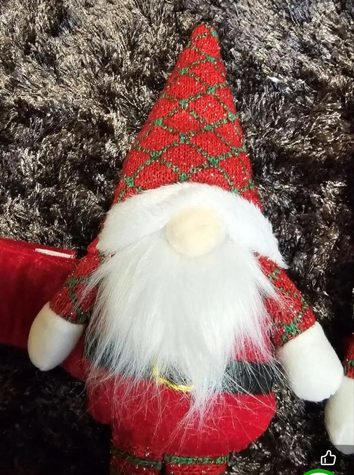 Renkli Noel Temalı Cüce perde bağı - Görsel 3