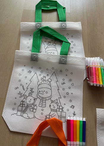 Renkli Boyama Çantası ve Kalem Seti - Görsel 4