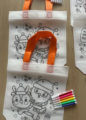 Renkli Boyama Çantası ve Kalem Seti - Görsel 2