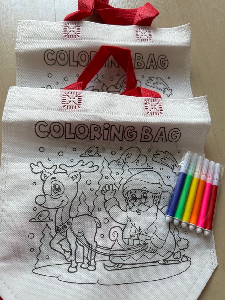 Renkli Boyama Çantası ve Kalem Seti - Görsel 3