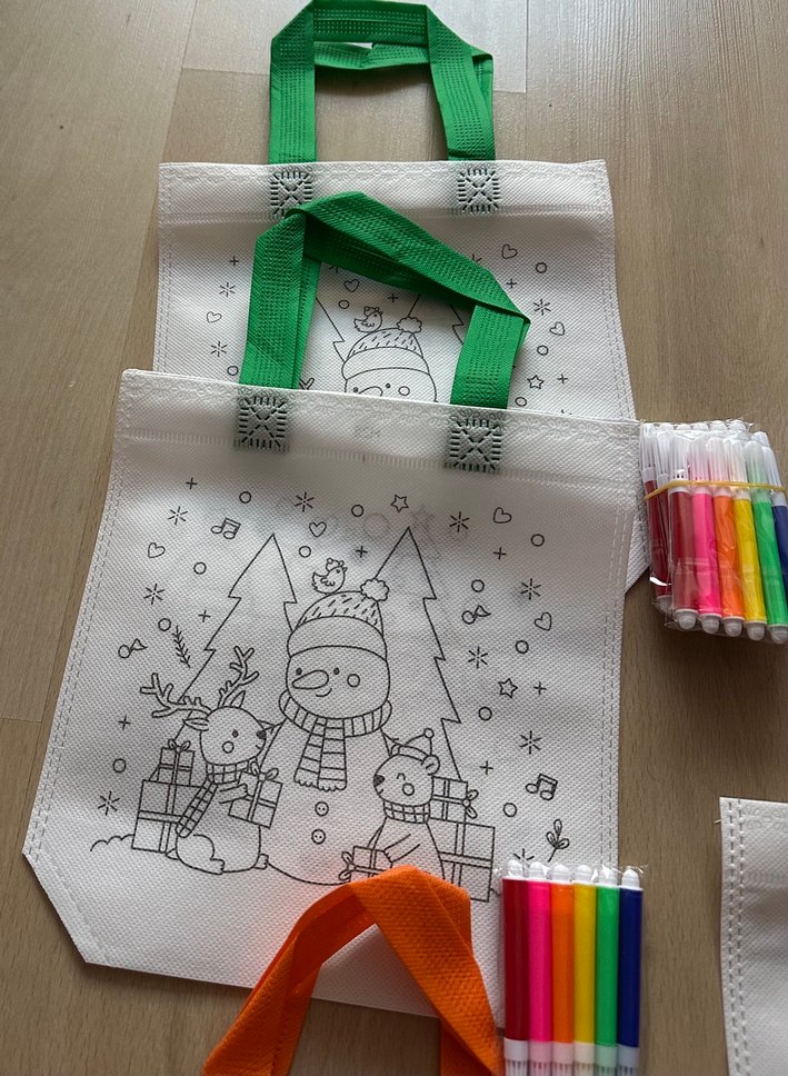 Renkli Boyama Çantası ve Kalem Seti - Görsel 4