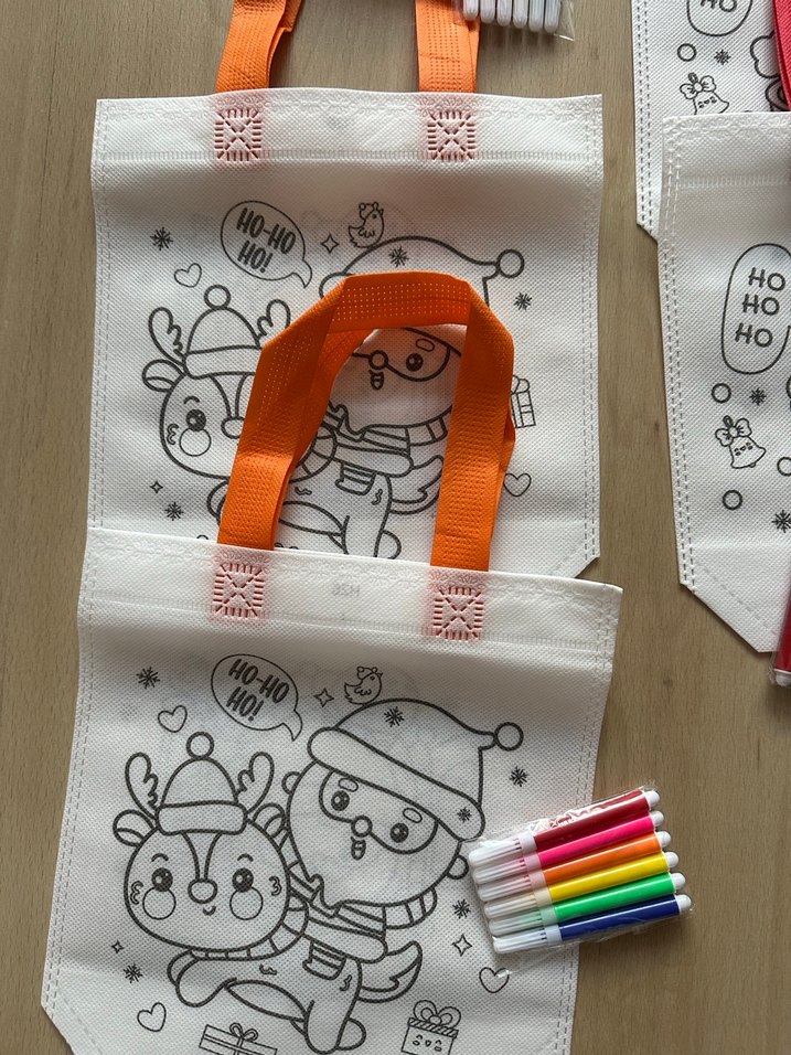 Renkli Boyama Çantası ve Kalem Seti - Görsel 2